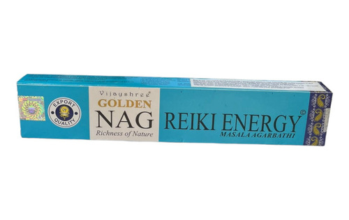 Incenso Massala Golden Nag Vareta Goloka Reki Energy Unid