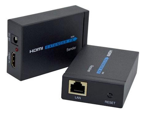 Extender Hdmi 60m Extensor Hdmi 60m Cat5e Cat6 Hdmi Bivolt