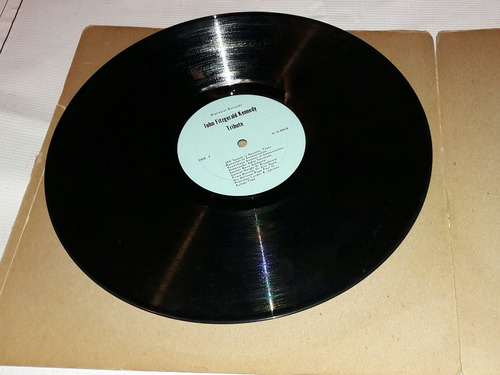 Disco De Acetato John F. Kennedy. (Usado)
