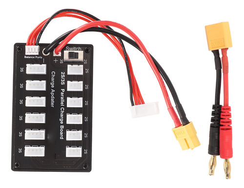 Placa Paralela De Carga Lipo De 7,4 V, 3 Pines, 4 Mm, Enchuf