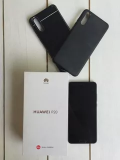 Celular Huawei P20 Negro Muy Buenas Condiciones Con 2 Fundas