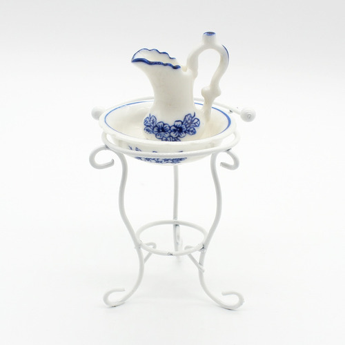 Escala 1/12 Mini Lavabo De Agua En Miniatura Accesorio