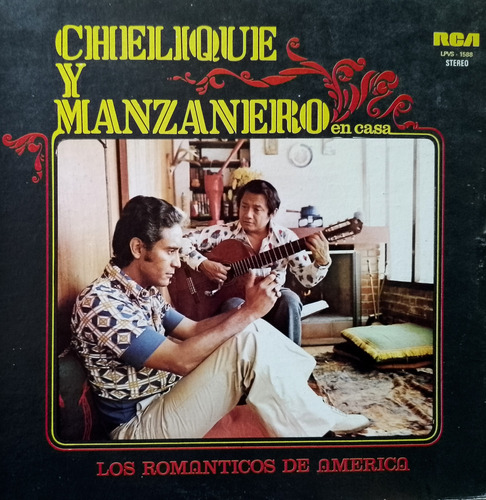 Disco Lp - Chelique Sarabia Y Armando Manzanero / En Casa. 