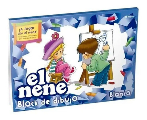 Block De Dibujo N°5 El Nene 24 Hojas Blancas  5627 Estrada