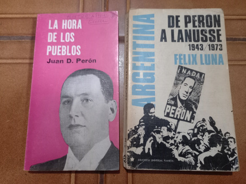 Lote 2 Libros De Peron - En Palomar