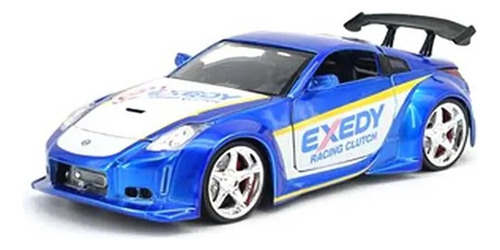 2003 Nissan 350z 1:24 Jada Color Azul
