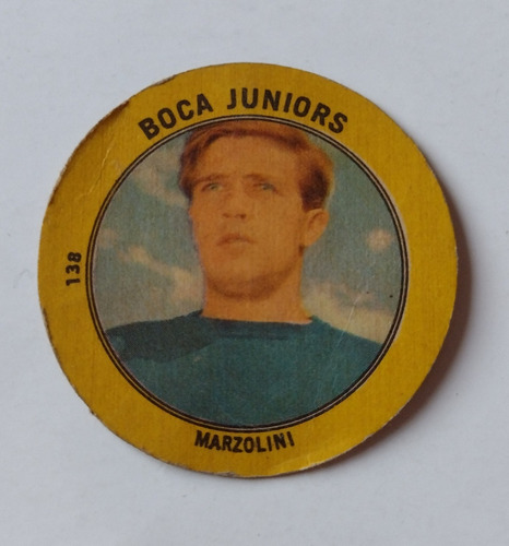 Figurita De Boca Juniors Golazo 1965 Silvio Marzolini 