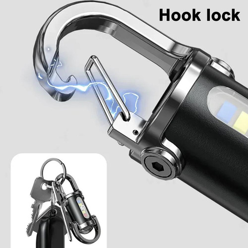 Linterna Portátil Tipo Llavero Portátil, Mini Linterna Led,