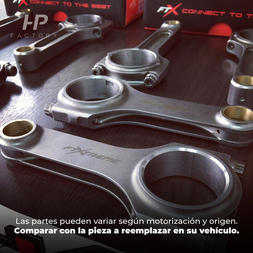 Imagen 2 de 10 de Bielas Forjadas Fiat Street Mpi 130x 18 H-beam X4 Ftx