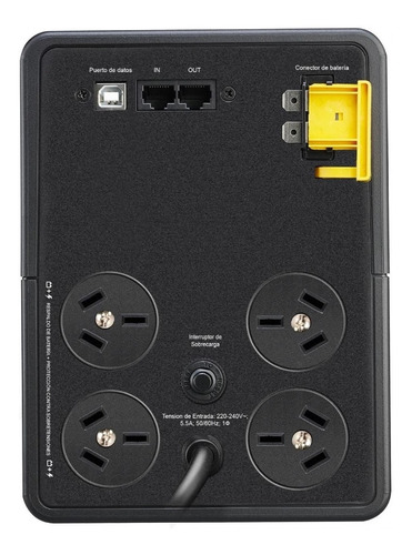 Ups Apc Bx1200mi-ar 1200va Estabilizador Y Protector Energia