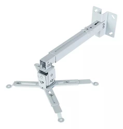 SOPORTE PROYECTOR PARED INCLINABLE Y EXTENSIBLE PLATA PJ4012WT-S