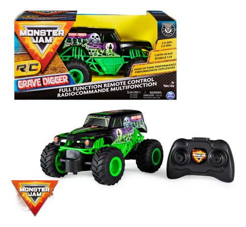 Carro De Control Remoto R/c Monster Truck Grave Digger.