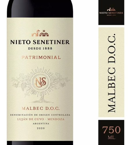 Nieto Senetiner Malbec Doc X 750 Ml