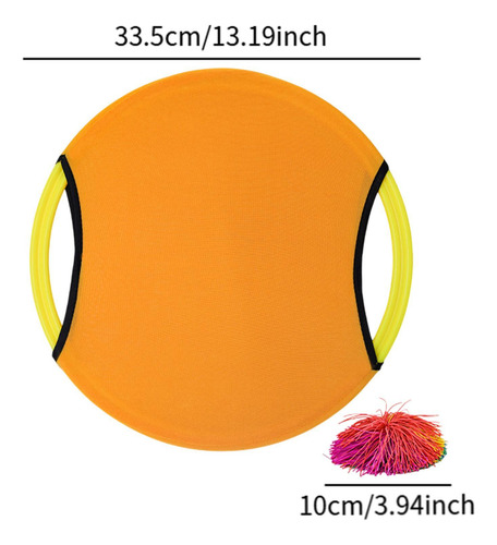 Trampoline Paddle Ball Set Jugar A Los Niños Naranja