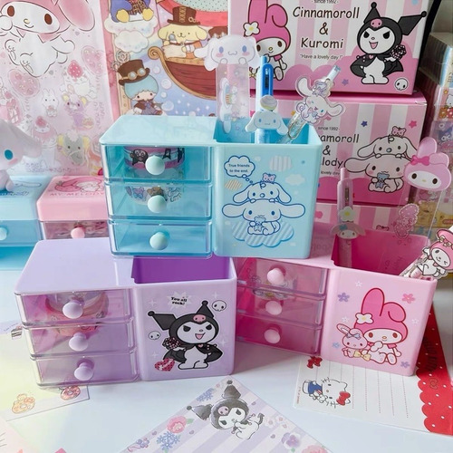 Fe Porta Bolígrafos Sanrio Mymelody Kuromi Cinnamoroll Con