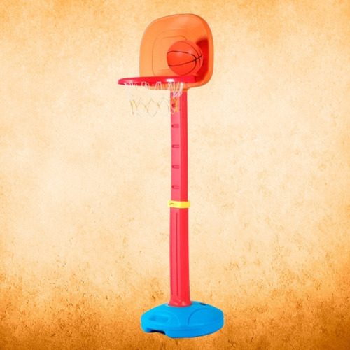 Imagen 6 de 10 de Tablero Básquetbol C/ Base Rellenable Altura Regulable Crazy