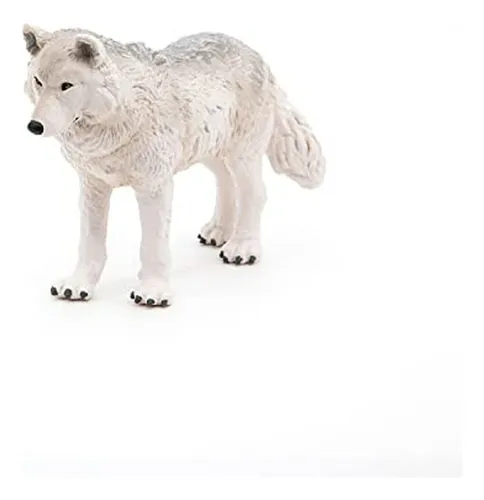 Figura Coleccionable: Lobo Polar Papo.