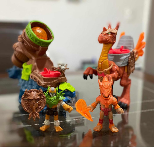 Set De Raptor Ankylosaurus Imaginext Fisher Price Excelente