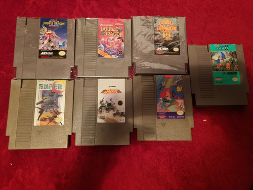 Lote De 7 Cartuchos Nintendo Nes