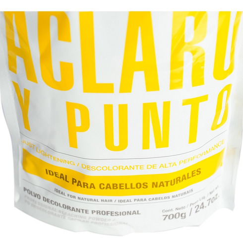 Imagen 5 de 5 de Issue Polvo Decolorante Aclaro Y Punto Pelo Natural X 700gr