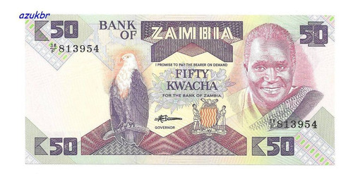 * Zambia - 50 Kwacha 1986/88 - P.28 - Fe *