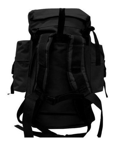 Mochila Pqdt Preta/camuflada/verde Camping Militar 45l 20%of