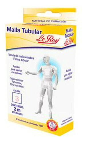 Venda Malla Tubular Cal #1 / Con 2mts / Le Roy 