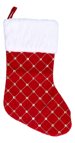 Bolsa De Regalo Con Forma De Calcetín Navideño, Adorno De Le