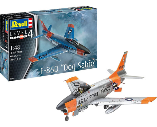 Revell 03832 F-86d  Dog Sabre  Avión Americano Escala 1/48