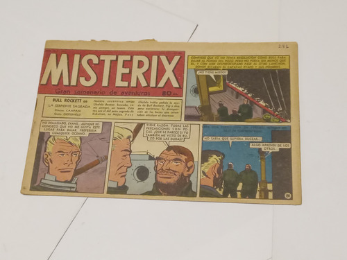 Revista Misterix N° 291 De 1954. Editorial Abril