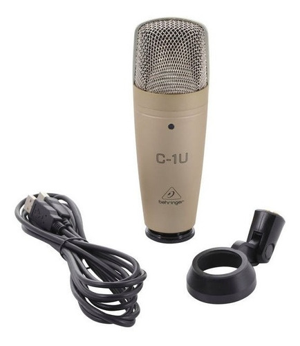 Microfono Behringer C1u Condensador De Estudio Usb