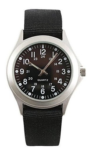 Rothco Reloj De Cuarzo Military Style, Negro