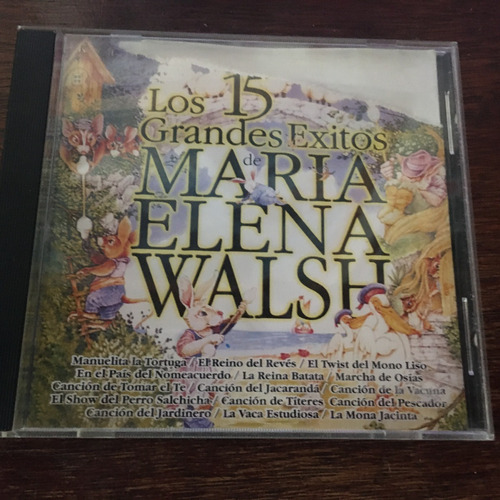 Maria Elena Walsh Cd  Los 15 Grandes Exitos  Exc.estado