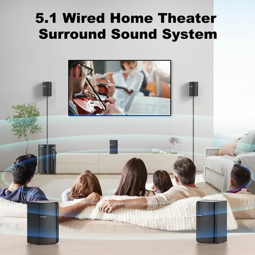 Sistema De Sonido Envolvente Bobtot 800w 5.1 Hdmi Arc