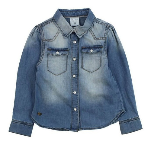 Blusa Just Denim Celeste Niña Ficcus 4950