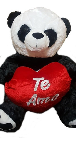 Oso Panda Gigante 1m Con Corazon