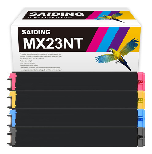 Saiding Cartucho De Tóner Compatible Con Sharp Mx23nt Mx-23n