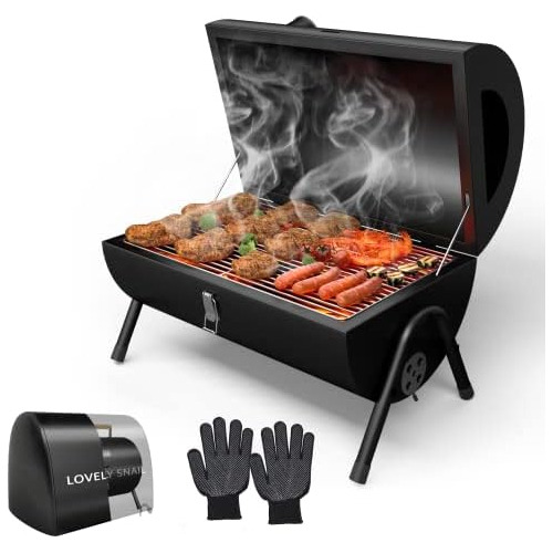 Charcoal Grill Portable Bbq Grill, Barbecue Camping Gri...