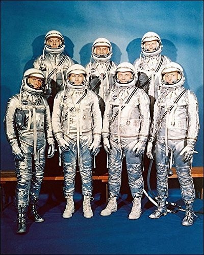 Foto De Halide De Plata De 8 X 10 De Mercury Seven Astronaut
