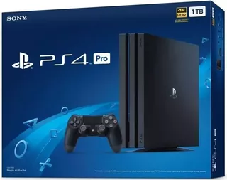 Sony Playstation 4 Pro Cuh-72 1tb Standard Color