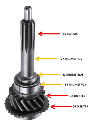 Eje De Mando Caja Sincronica Chevrolet C30 C10 Sm465 Muncie