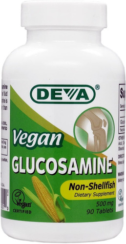 Glucosamina 1500 Mg Deva Vegan - Unidad a $2524