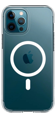 Case Protector Transparente Para iPhone 12 Pro Con Magsafe