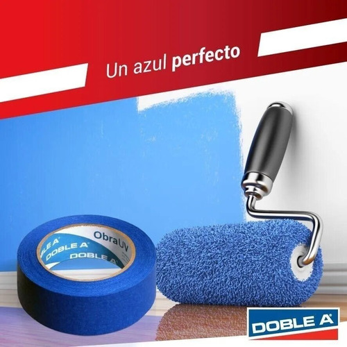 Imagen 4 de 10 de Cinta De Papel Enmascarar Pintor 24x40m Premium Uv Doble A