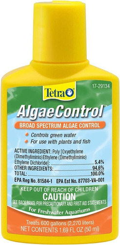 Antialgas Algaecontrol Tetra Acuario Plantado Algas Pez 50ml