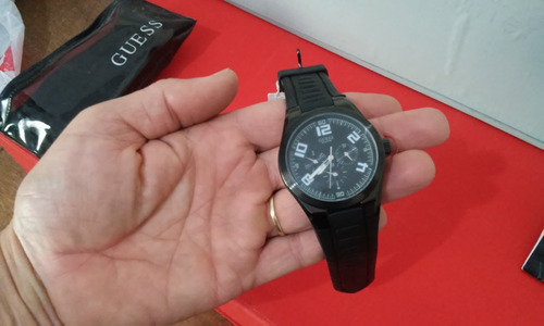 Relogio Guess Frete Gratis Mod. W12631g1 Black Original