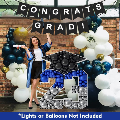 Decoraciones De Graduación De 5 Pies Para La Clase De 2023,