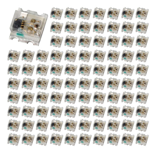 800 Piezas Ws2812 2020, Chip Led De 4 Pines, Pcb Blanco Dire