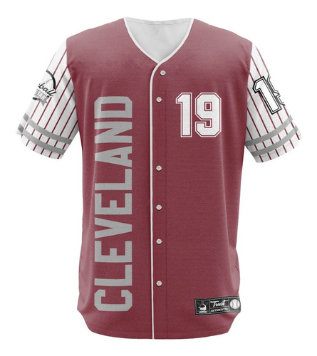 Imagem 1 de 2 de Camisa Jersey Baseball Cleveland Time Beisebol Basebol Jogo