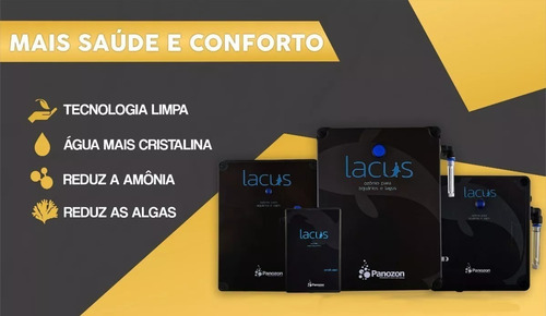Ozonizador Lacus Mini Aquários Até 2.000 Litros Água Cristal